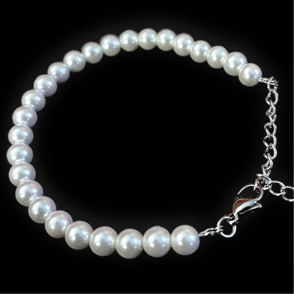 Bracciale Di Perle 8mm PRZ Unisex - Preziosi Milano 