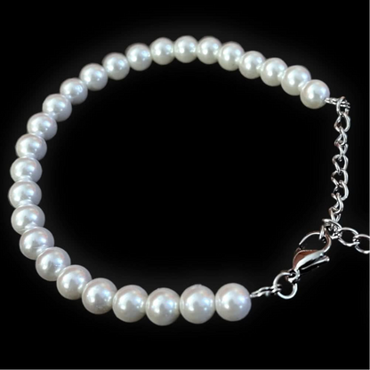 Bracciale Di Perle 8mm PRZ Unisex - Preziosi Milano 