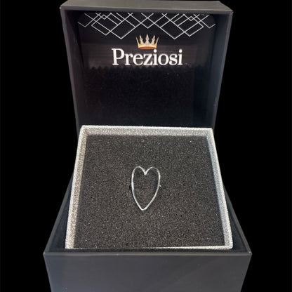 Anello Cuore Argento