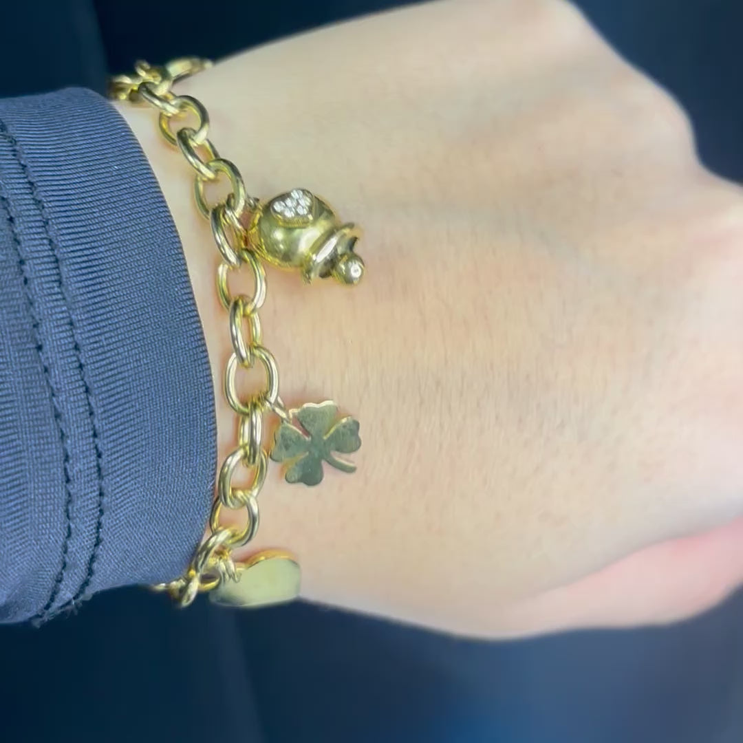 Bracciale Lucky Campanellino Oro