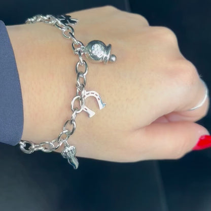 Bracciale Lucky Campanellino Argento